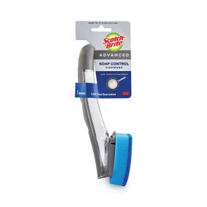 Scotch-Brite™ Advanced Soap Control Non-Scratch Dishwand, 4 X 11.25, Blue