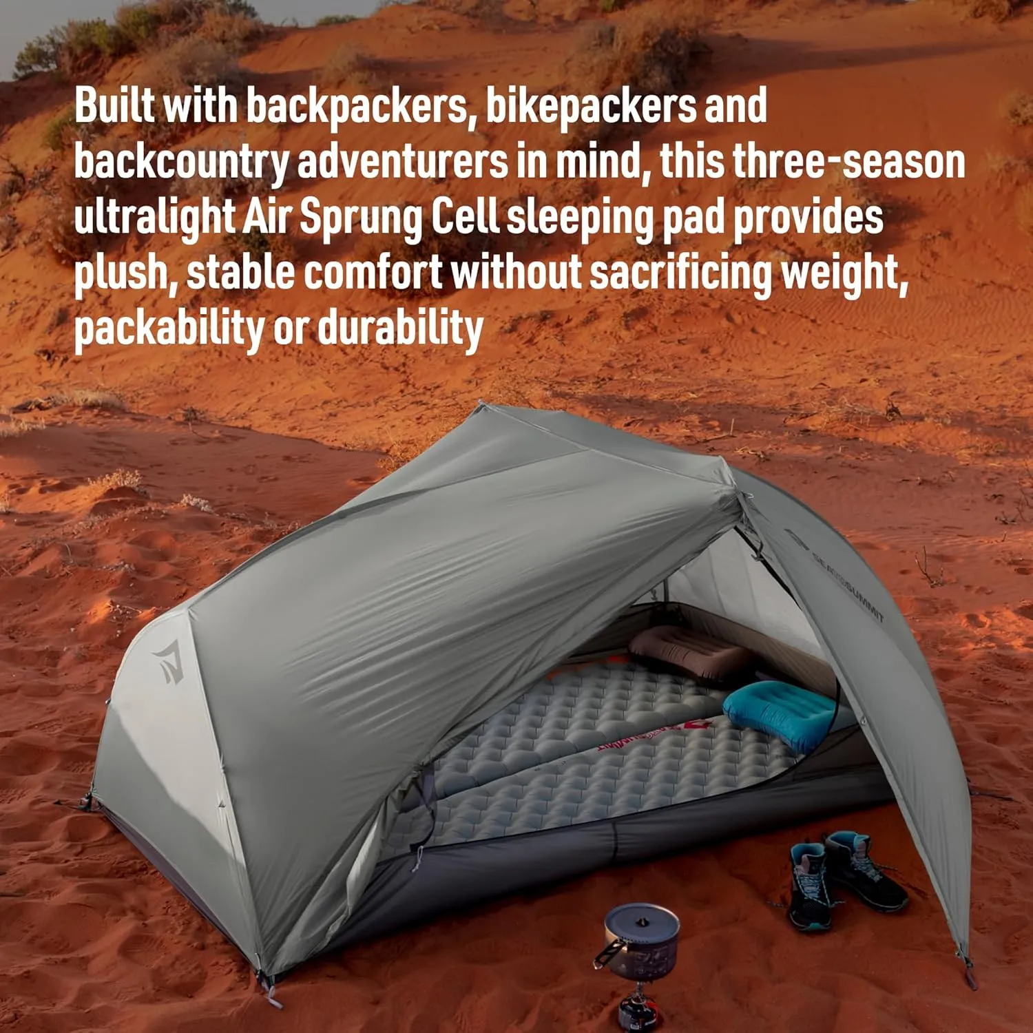 Sea to Summit Ether Light XR Insulated Sleeping Pad, Tapered - Large (78 x 25 x 4 inches)