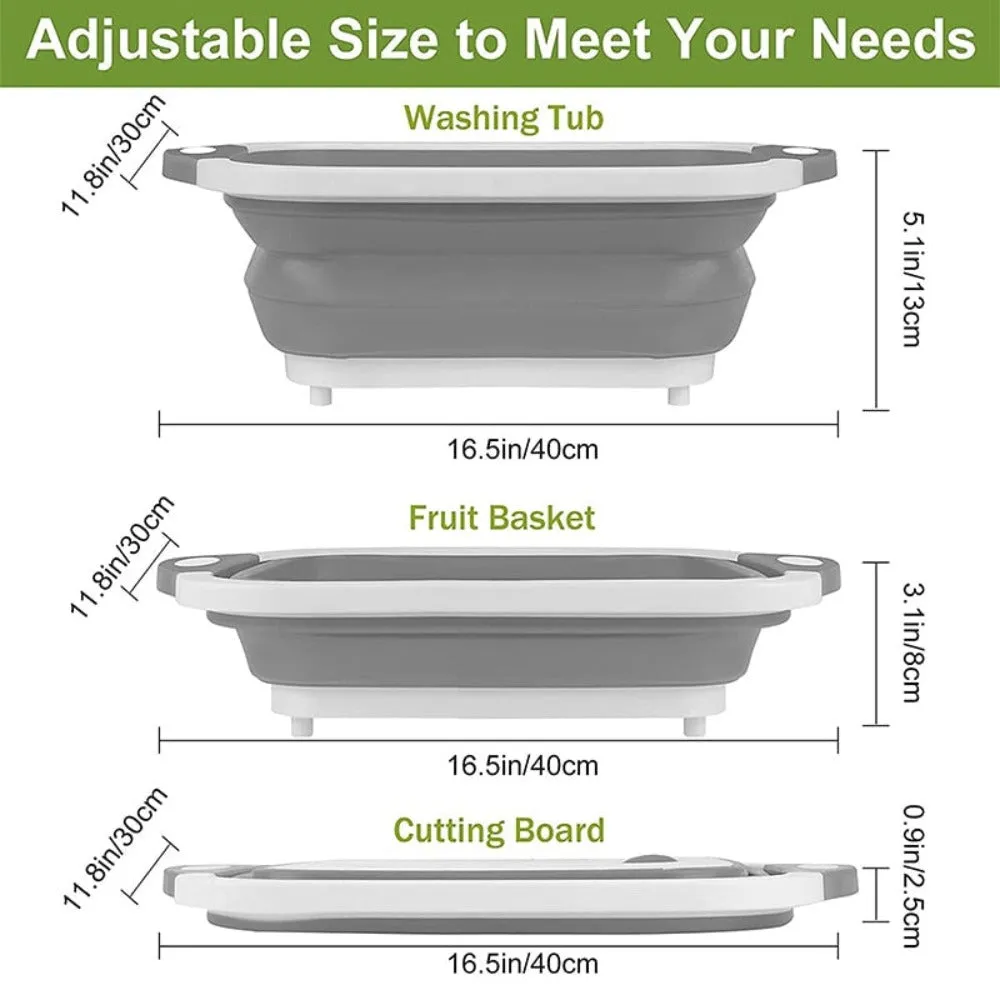 Several Way Collapsible Cutting Board
