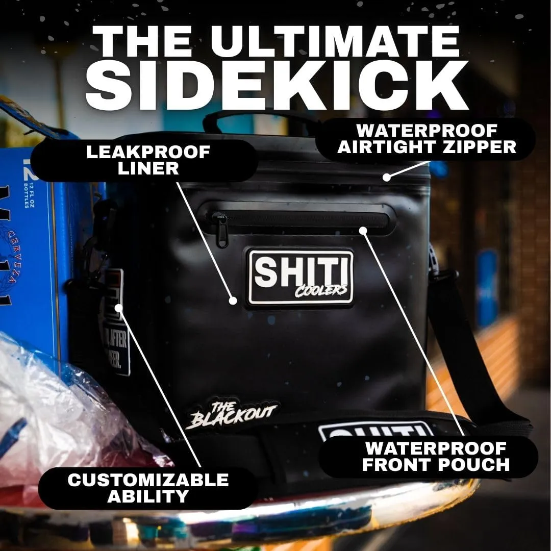SHITI Coolers Cooler for Camping, Travel, Beach, Soft Lunch Box for Food, Drinks & Ice, Portable, Waterproof 24 Hr Insulated Bag with Shoulder Straps, Customizable