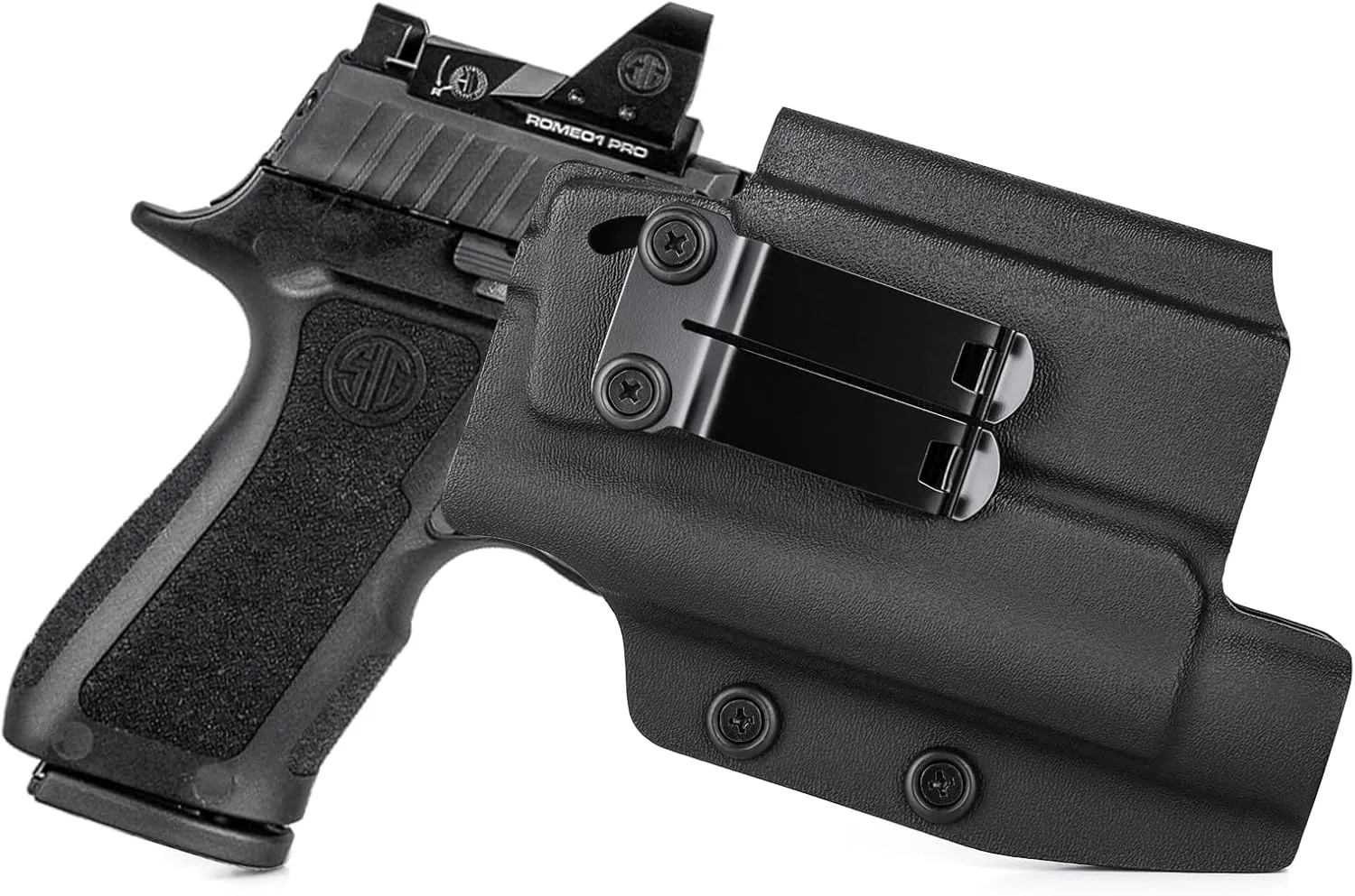 Sig P320 Holster with Light - IWB Holster for Sig Sauer P320 Compact M18 Carry with Streamlight TLR1/ TLR-1 HL/TLR-1S Flashlight - Red Dot Optics Cut - Appendix Carry Holster for Concealed Carry