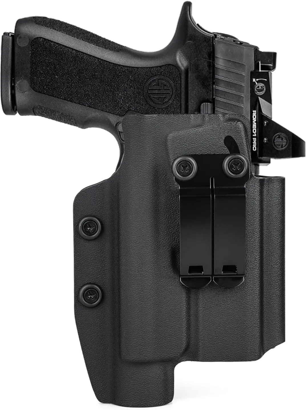Sig P320 Holster with Light - IWB Holster for Sig Sauer P320 Compact M18 Carry with Streamlight TLR1/ TLR-1 HL/TLR-1S Flashlight - Red Dot Optics Cut - Appendix Carry Holster for Concealed Carry