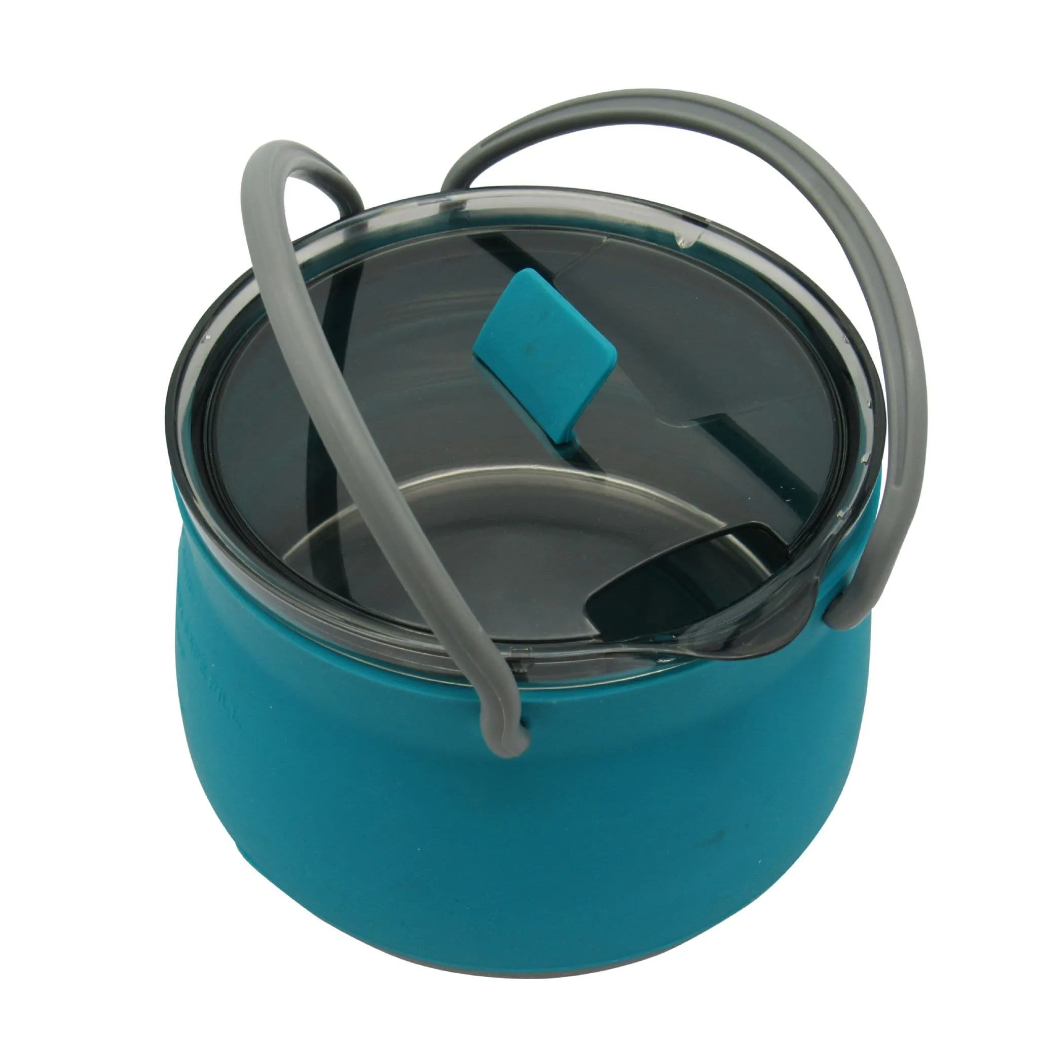 Silicone 750ML Eco-friendly Collapsible Pot Cookware (Kettle Versatile Folding Small Saucepan Lightweight) Camping Foldable