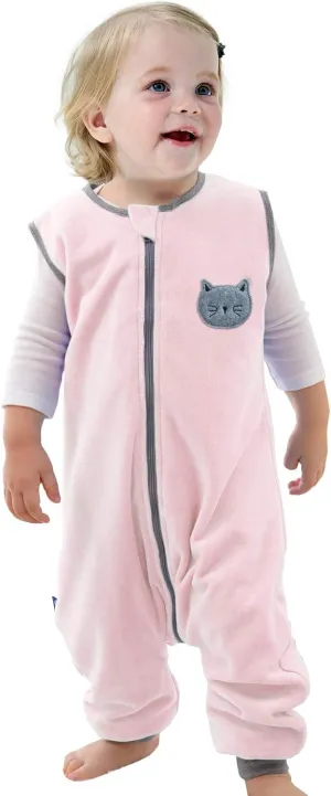 Sincere Baby Sleep Sack Spring Autumn Warm Infant Walking Sleeping Bag with Legs Wearable Blankets Pajamas 6M-4Years