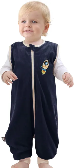 Sincere Baby Sleep Sack Spring Autumn Warm Infant Walking Sleeping Bag with Legs Wearable Blankets Pajamas 6M-4Years