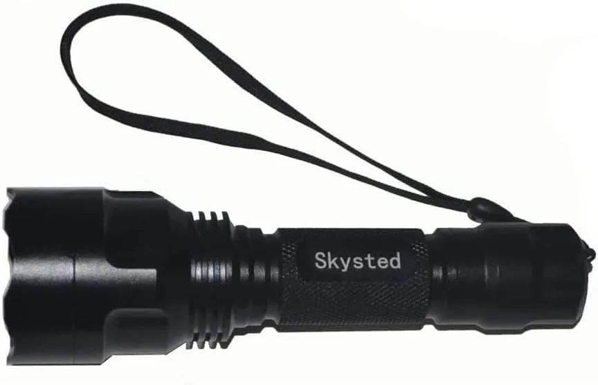 Skysted® Best C8 Single Mode True 10W L2 LED 1300LM Tactical Ultra Bright Portable Flashlight