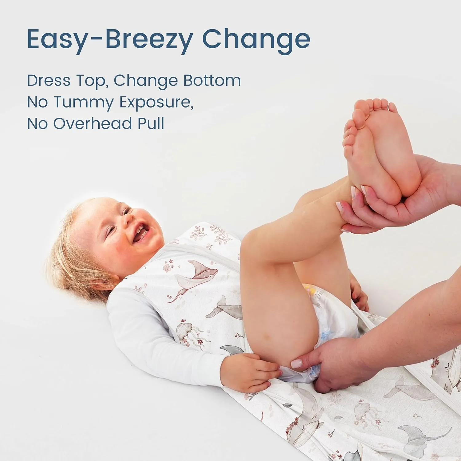 Sleep Sack 6-12-15 Months 2-Pack, 0.5 TOG Stretchy Summer Baby Wearable Blanket with 2-Way Safe Zippers, Cozy Soft Sleeveless Sleeping Bag for Babies