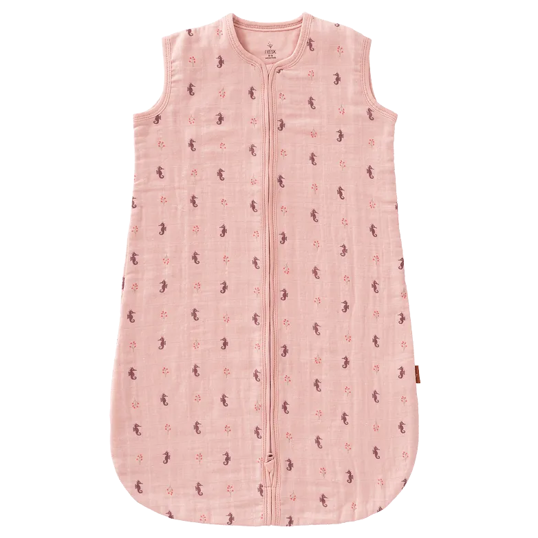 Sleeping Bag 2-layer Muslin - Seahorse