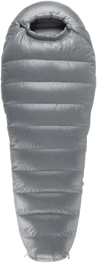 Sleeping Bag Filling 800g White Goose Down Winter Sleeping Bag Ultralight Backpacking Mummy Down Sleeping Bag for Lightweight Hiking & Camping(Gray)