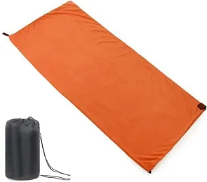 Sleeping Bag Liner Fleece Sleeping Bag Camping Sleep Sack Travel Sheet with Zipper
