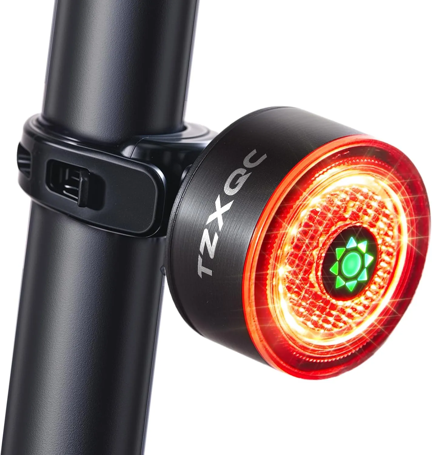 Smart Bicycle Tail Light Brake Sensing Rear Light USB Rechargeable Auto on/Off Ultra Bright LED Warning Flashlight