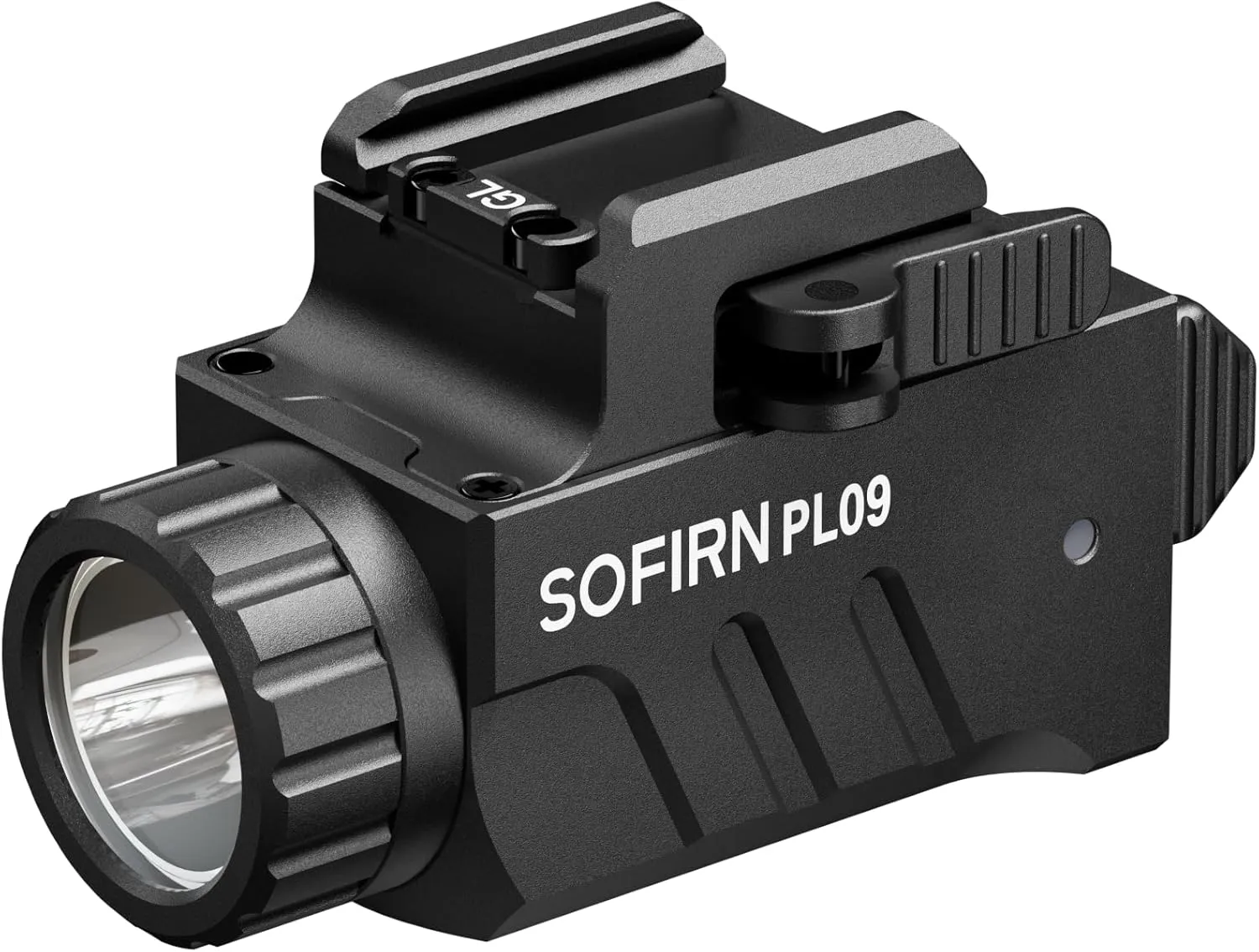 sofirn Pistol Light, 1600 Lumens USB C Rechargeable Compact Weaponlight with Strobe Function, High Performance Bright Tactical Flashlight for Handguns with Slidable Rail