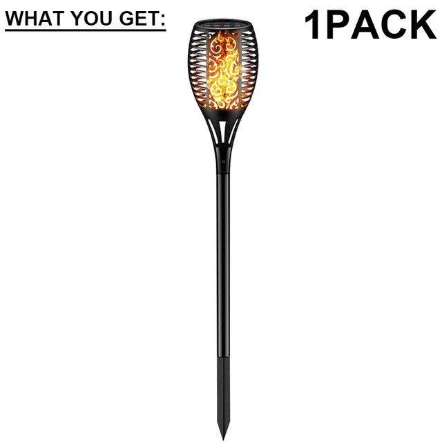 Solar Lights 96 LEDs Waterproof Flames Torch