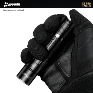SPERAS E1 PRO 1700LMS 284M EDC Tactical Flashlight