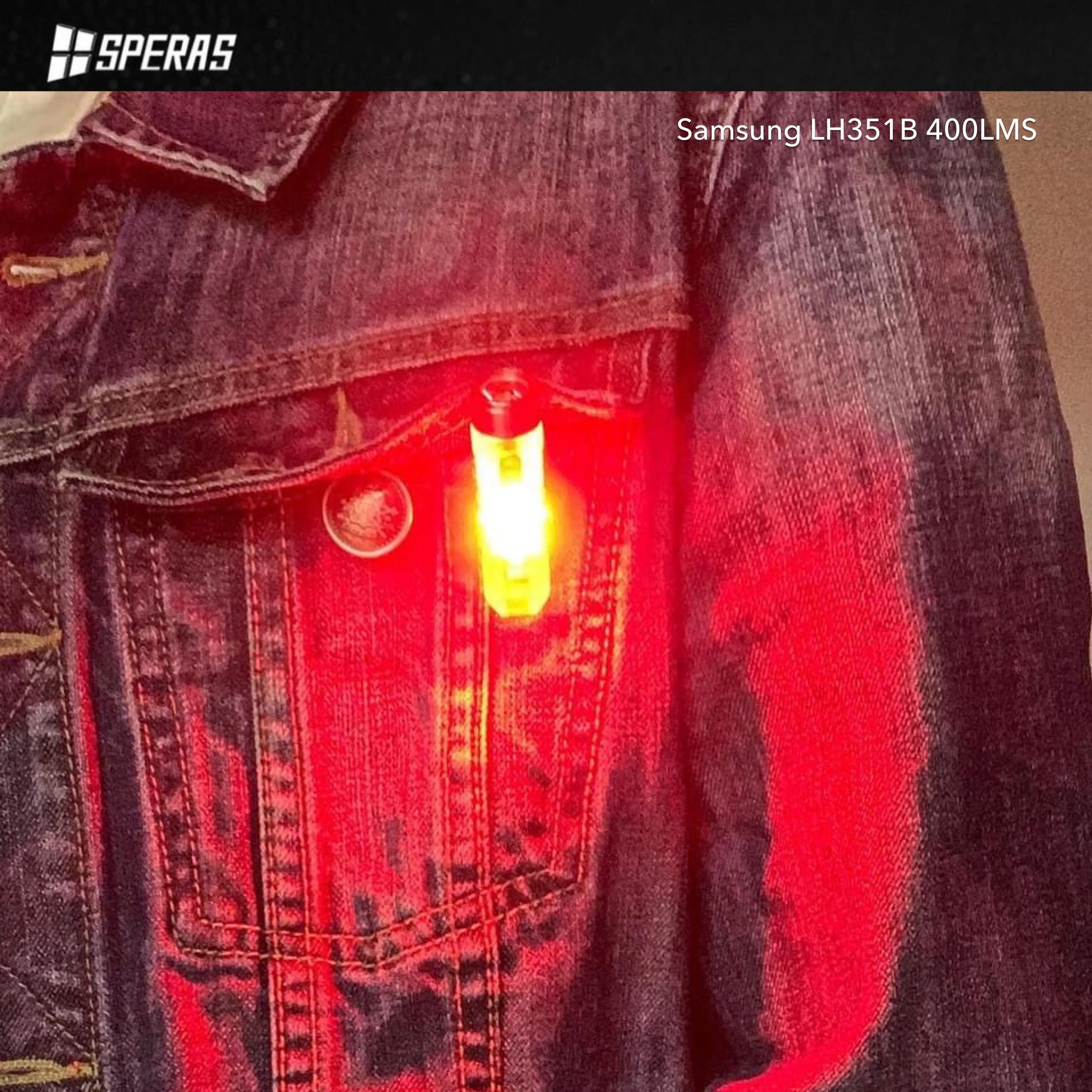 SPERAS S11 400LMS EDC Keychain Flashlight