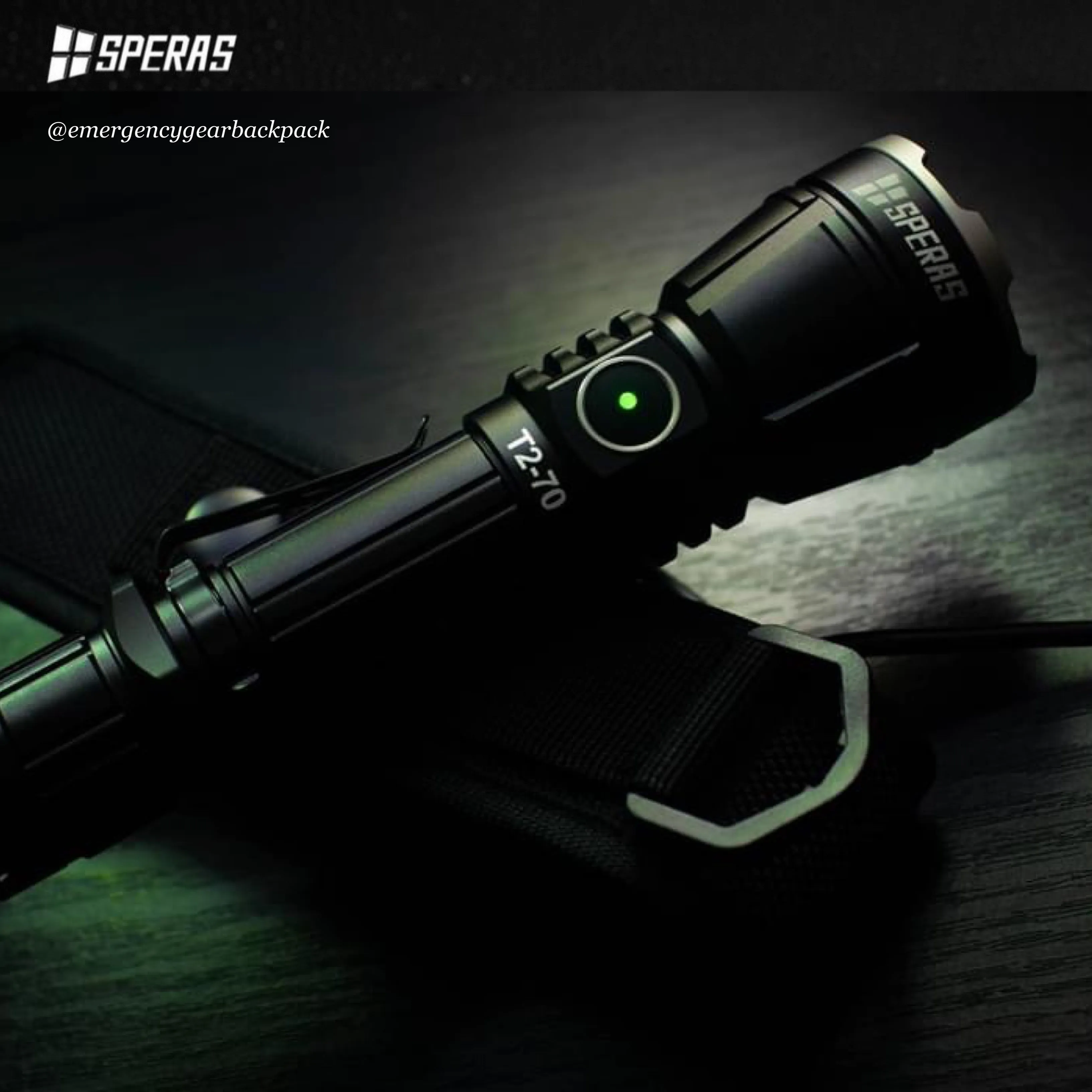 SPERAS T2-70 3300LMS 280M Tactical Flashlight