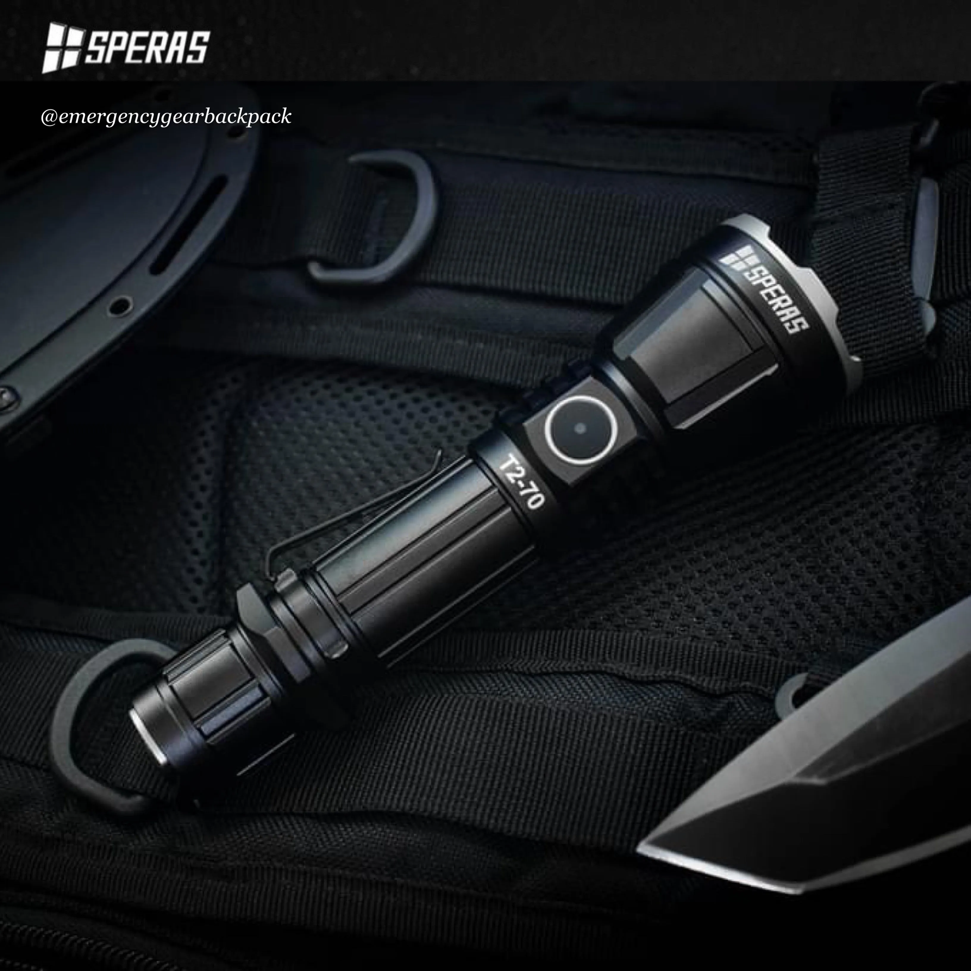 SPERAS T2-70 3300LMS 280M Tactical Flashlight