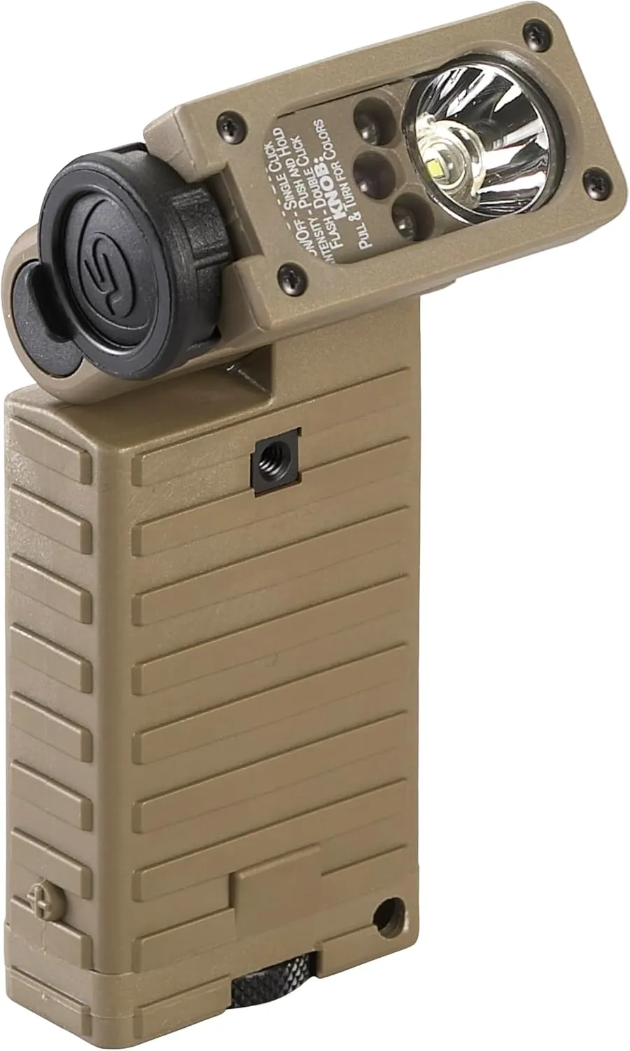 Streamlight 14024 Sidewinder 55-Lumens LED Aviation Waterproof Flashlight with (2) AA Alkaline Batteries in Clamshell, Coyote