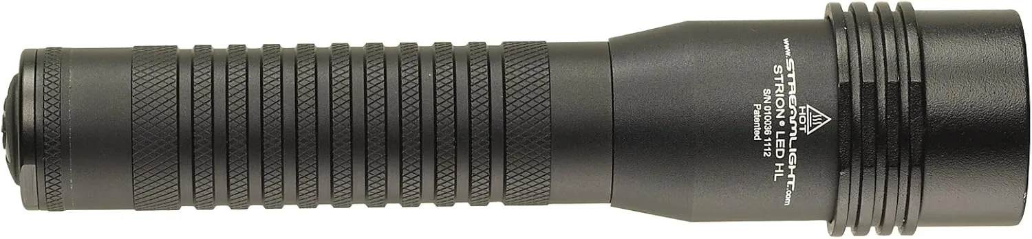 Streamlight 74751 Strion LED HL 615-Lumen Rechargeable Professional Flashlight with 120V AC/12V DC Charger and 1 Charger Holder, Black