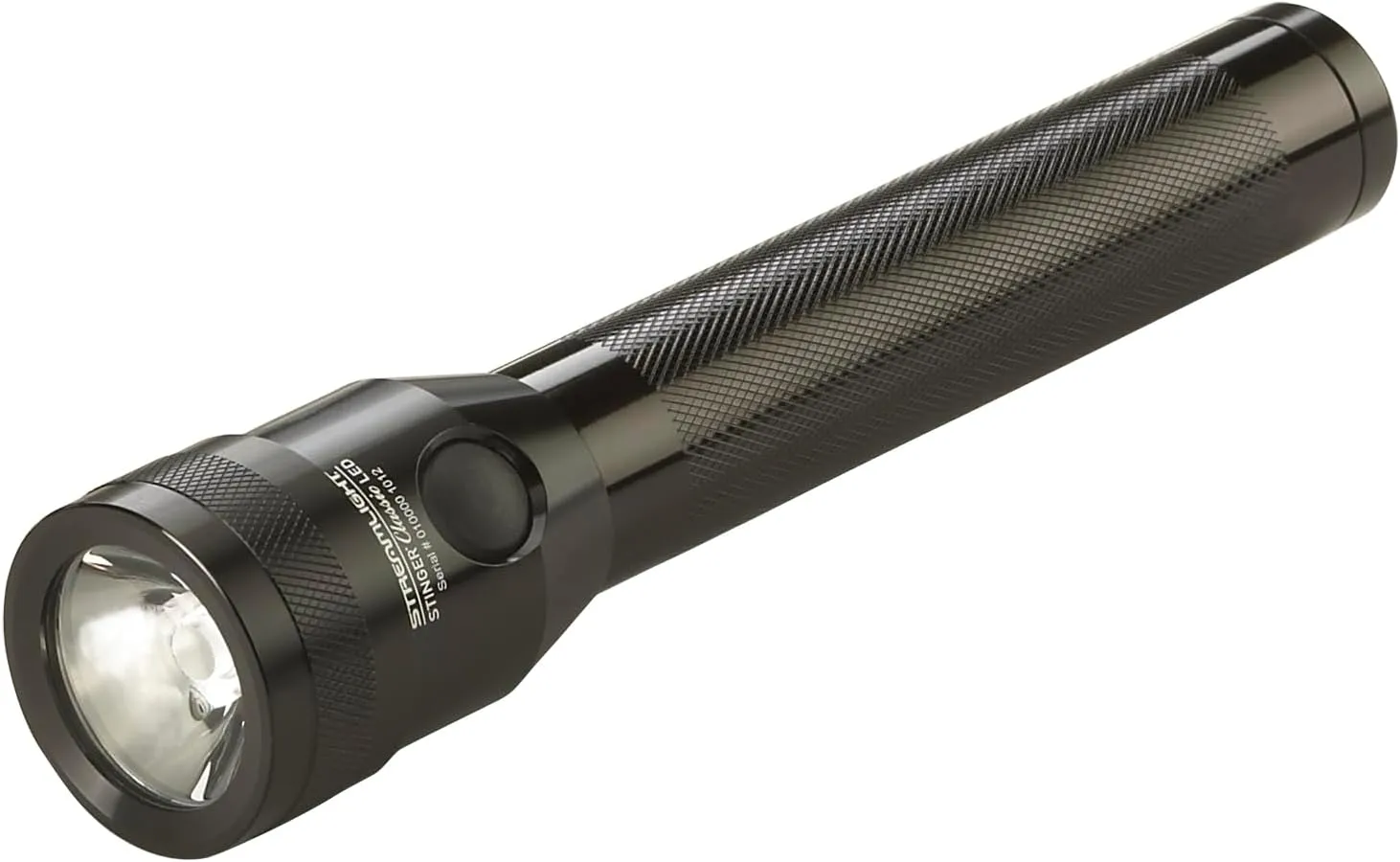 Streamlight 75666 Stinger Classic 500-Lumen Rechargeable Flashlight with 120V AC/12V DC Piggyback Charger, Black