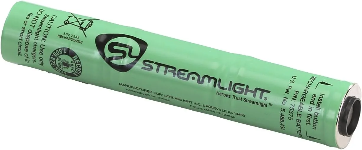 Streamlight 75980 Stinger HPL 800-Lumen Rechargeable LED Flashlight, Without Charger, Black