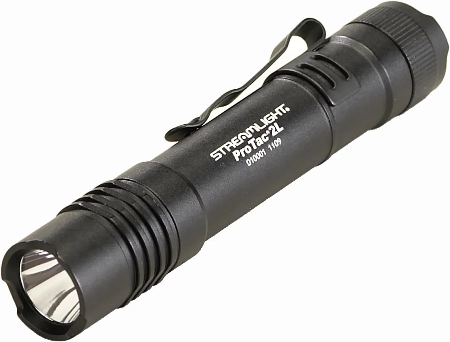 Streamlight 88031 ProTac 2L 350-Lumen EDC Professional Flashlight with CR123A Batteries, and Holster, Black, Clear Retail Packaging