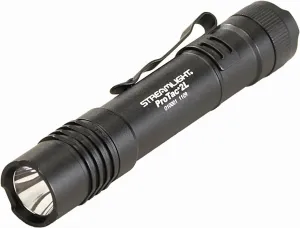 Streamlight 88031 ProTac 2L 350-Lumen EDC Professional Flashlight with CR123A Batteries, and Holster, Black, Clear Retail Packaging