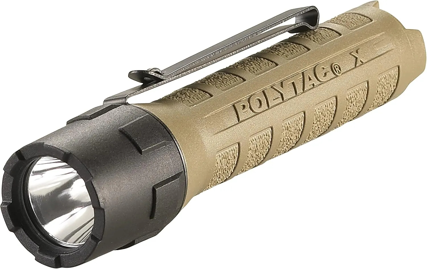 Streamlight 88605 PolyTac X 600-Lumen Multi-Fuel Professional Tactical Flashlight, Box, Coyote