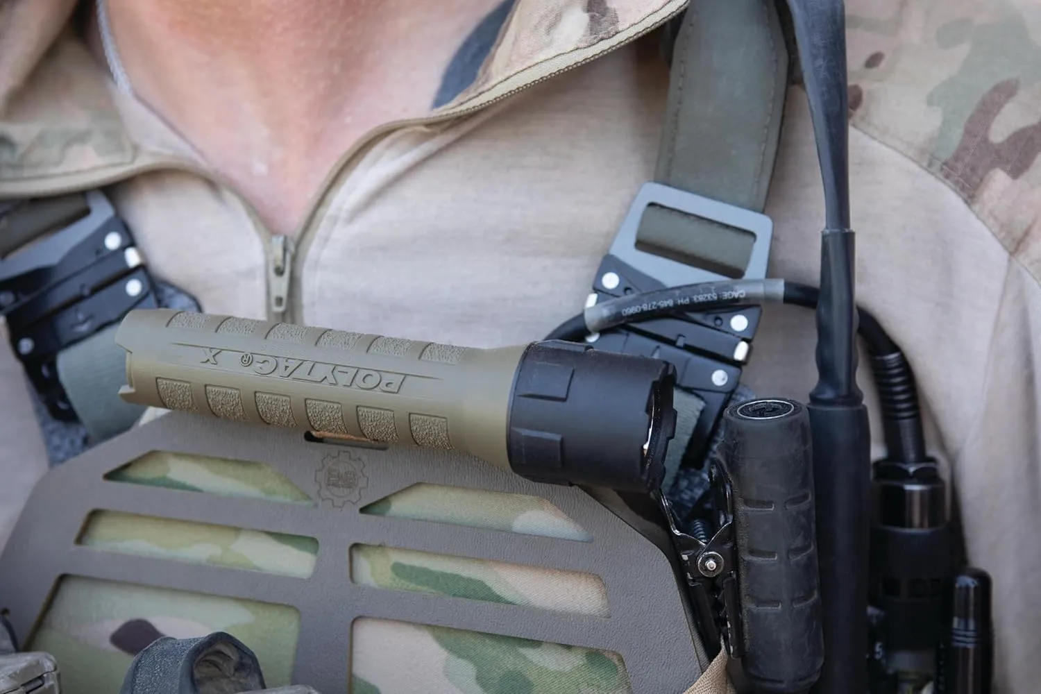 Streamlight 88605 PolyTac X 600-Lumen Multi-Fuel Professional Tactical Flashlight, Box, Coyote