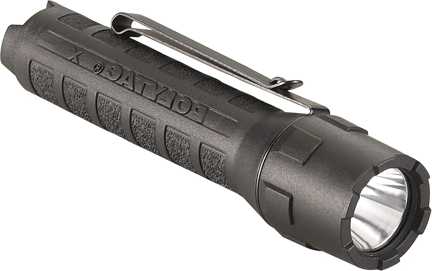 Streamlight 88610 PolyTac X USB 600-Lumen Multi-Fuel Professional Tactical Flashlight, Clear Retail Packaging, Black