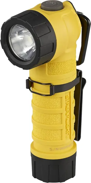 Streamlight 88836 PolyTac 90X USB 500-Lumen Multi-Fuel Rechargeable Right-Angle Flashlight, SL-B26 Battery Pack & USB Cord, Box, Yellow