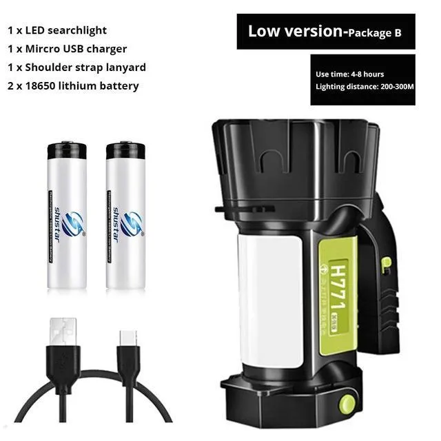 Super bright LED Searchlight Flashlight