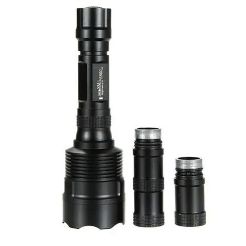 Super Bright Tactical CREE XML 12x T6 LED Flashlight   3x 18650 Battery  Charger