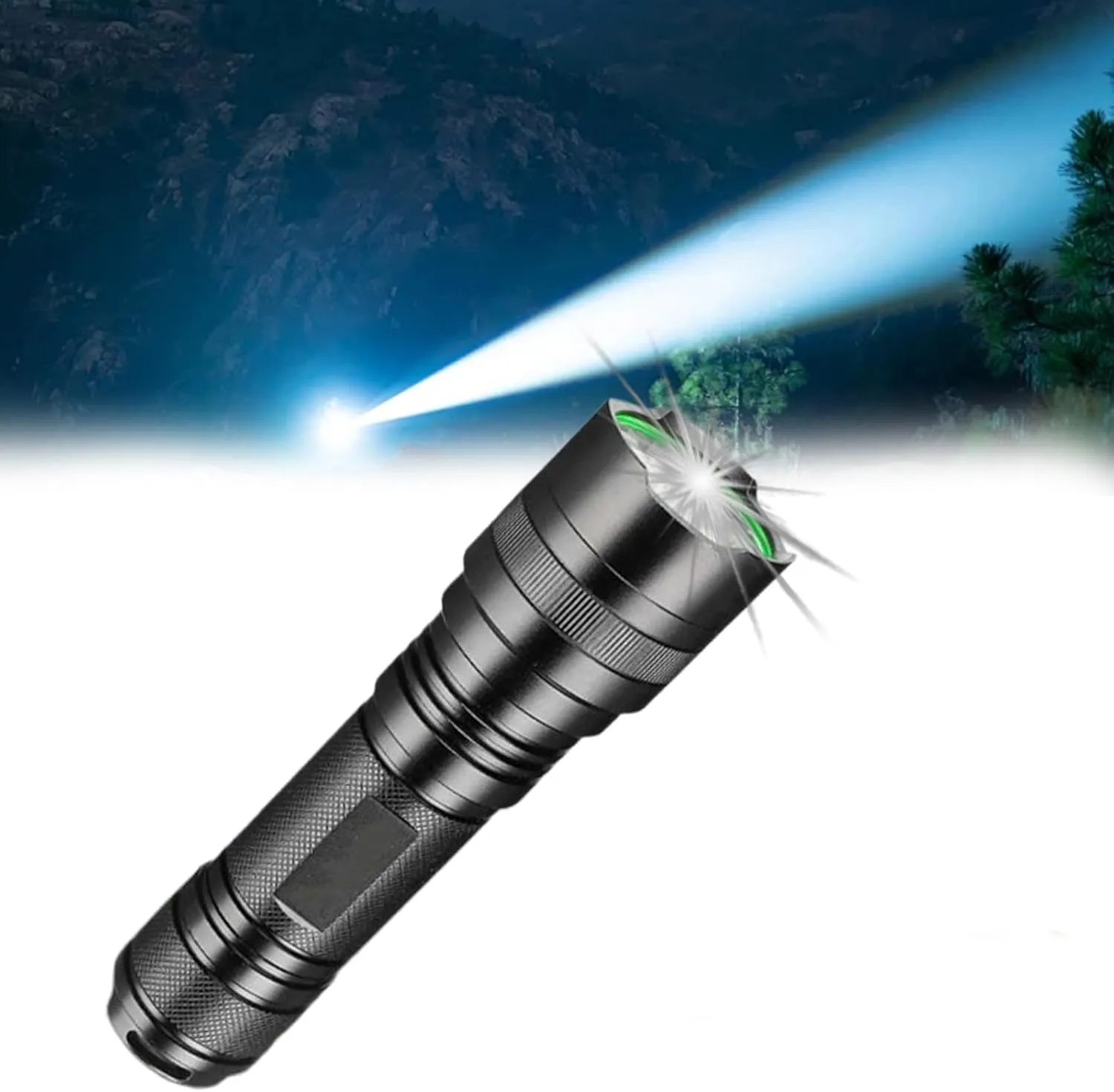Suptruck Voltguard X95 Tactical Stun Flashlight Light In, Voltguard X95 Tactical Stun flashlight, Suptruck Stun Flashlights,2025 Ultimate SurvivalFlashlight Waterproof,Outdoor Emergency Use (1pc)