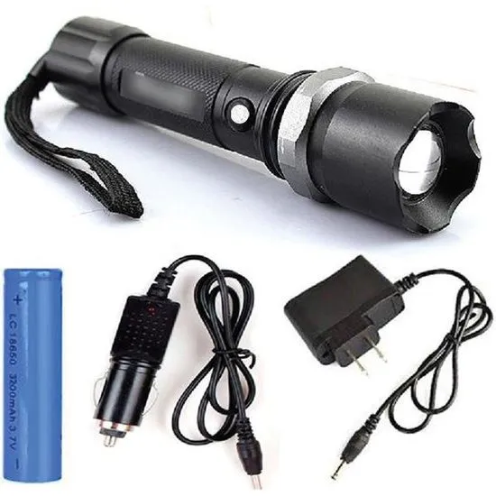 SWAT RECHARGEABLE TACTICAL FLASHLIGHT - ONLINE ONLY