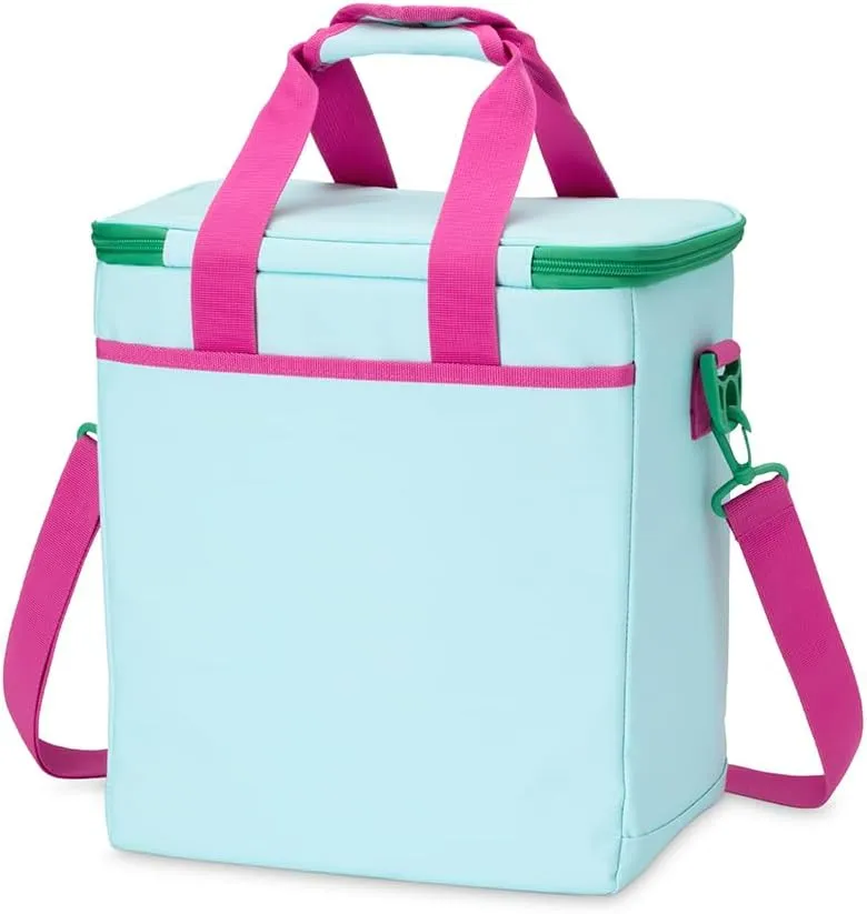 Swig Life Triple Insulated Cooler Bag with Zipper, Large Travel Cooler Bag Holds 16-24 Cans, or 6 Wine Bottles, Insulated