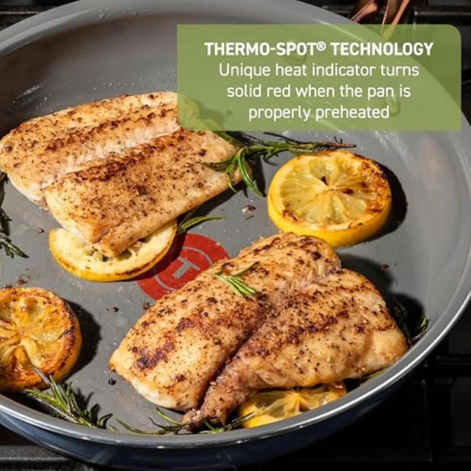 T-Fal Preserve Ceramic, Ceramic Non Stick Fry Pan Set 2 Piece, 8.5 & 11-Inch, Oven Broiler Safe 350F, Perfect For Frying, Sautéing, & Searing w/Little To No Oil, Kitchen & Dining, Frying Pans, Blue