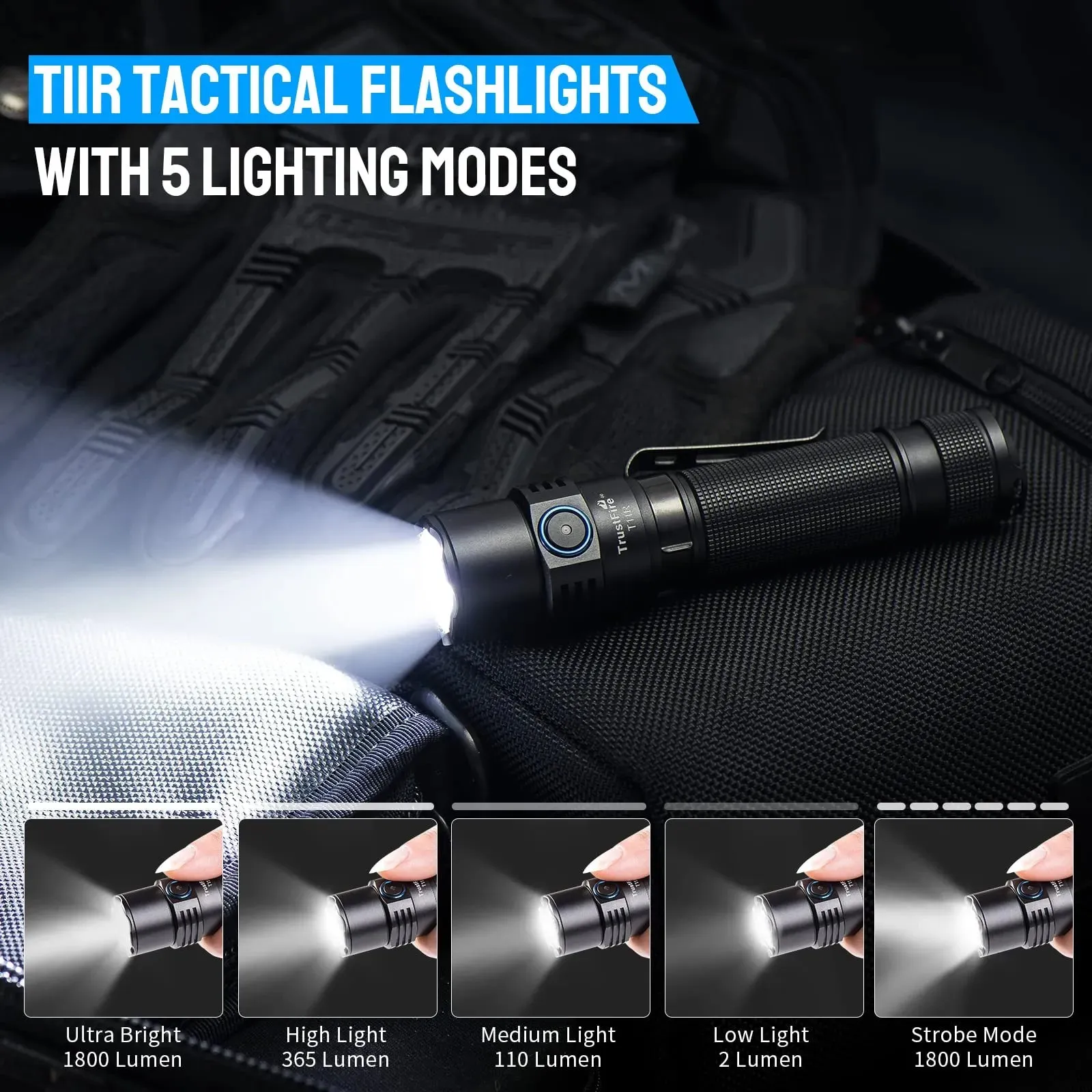 T11R LED Tactical Flashlight