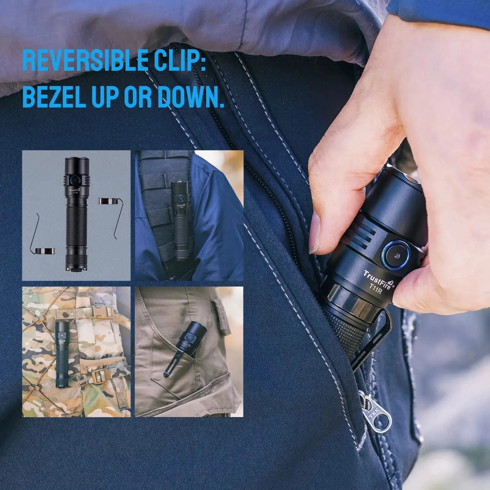 T11R LED Tactical Flashlight