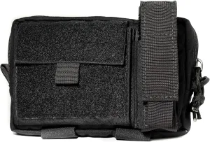 T3 Super Admin Pouch, MOLLE-Compatible Tactical Pouch for Admin Gear Storage, Heavy-Duty Outdoor Pouch for Hiking and Recreation, Black
