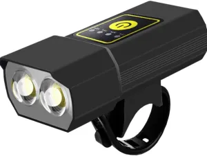 T6 Wick Electric Display Telescopic Zoom Bicycle Lamp, USB Rechargeable Bike Light, 4 Modes, Intelligent Electric Display, Mountain Helmet Bike Head Light Suitable For Many Occasions