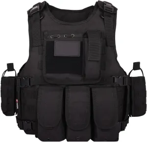 Tactical Airsoft Vest Outdoors CS Game Vest Adjustable Adult Suitable for Train