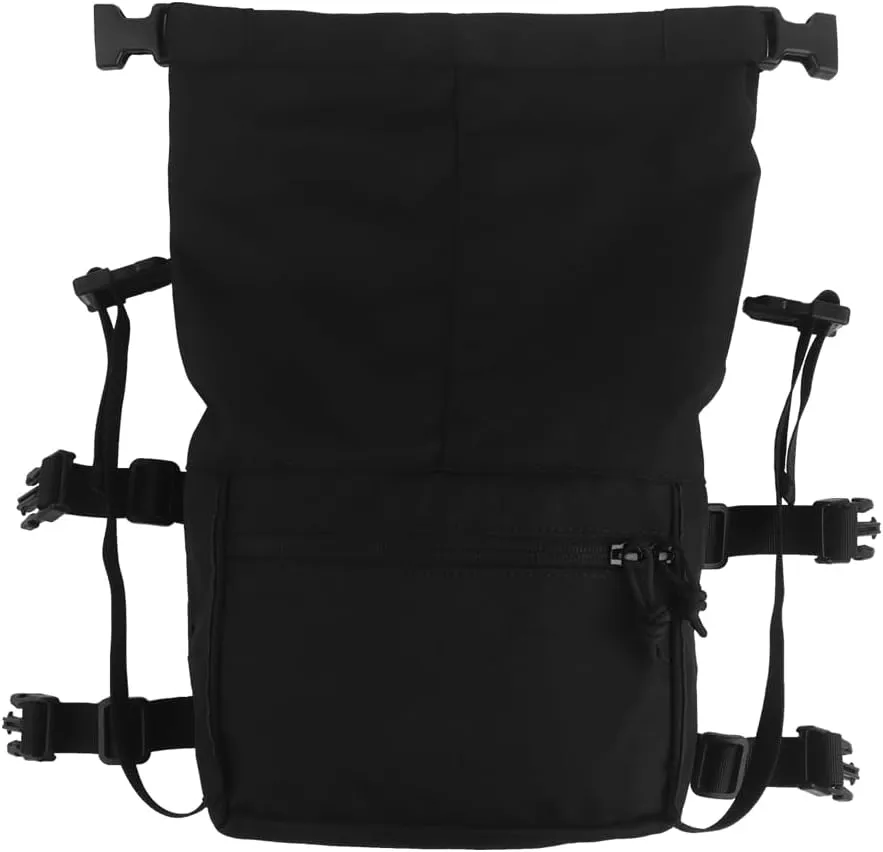 Tactical Expansion Pack Chest Bag,Large Capacity MOLLE Admin Pouch, Utility Chest Pouch for Placard Split Chest Rig