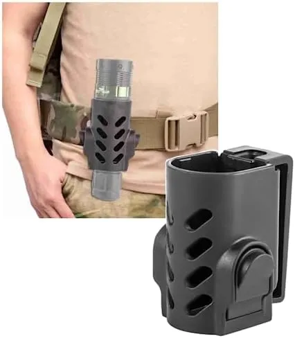 Tactical Flashlight Pouch Holster Belt Clip Torch Military Survival Led Accessory Cover Hunting Kits Lighting Pouch