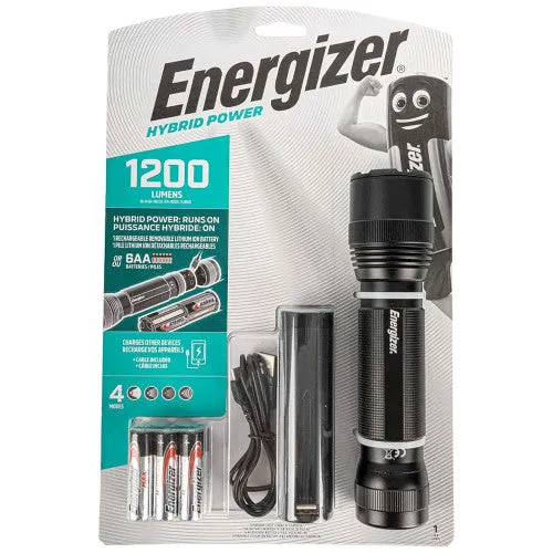 Tactical Torch Hybrid Power 1200 Lumens Energizer