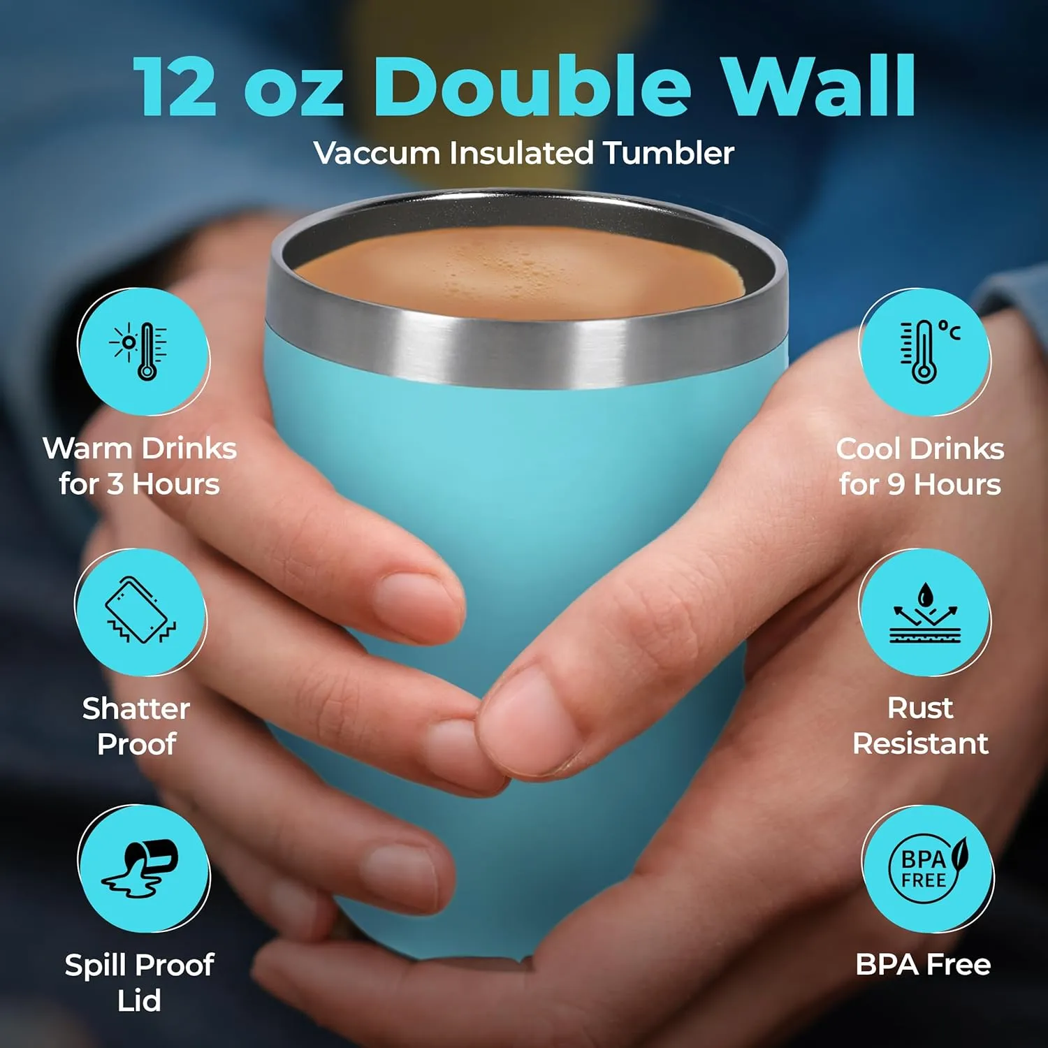 Tea Gift Set for Women & Men – Includes Assorted Teas, Elegant Mug & Honey (Teal)