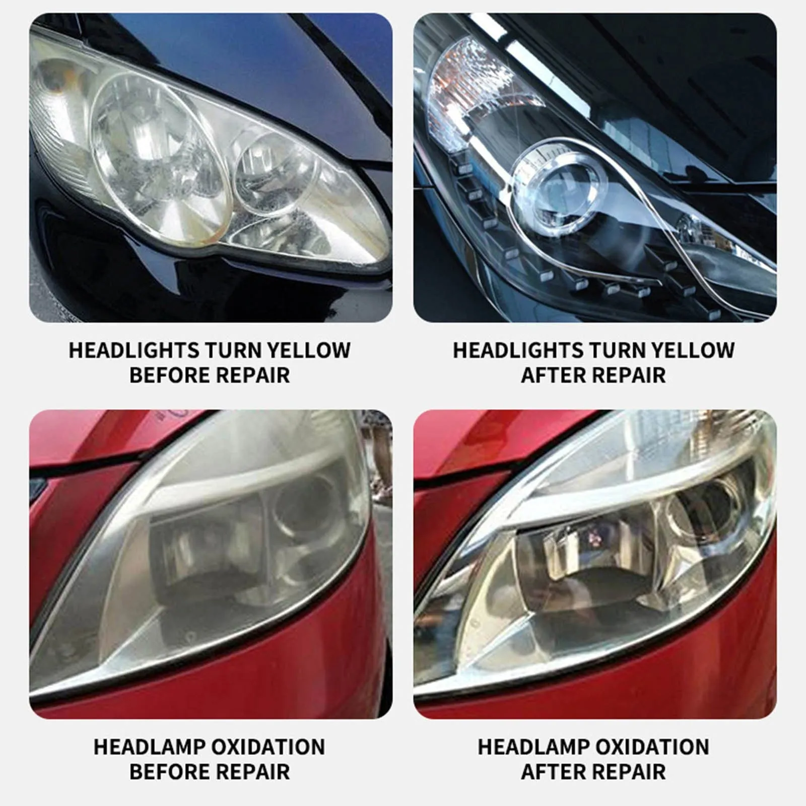 Teissuly Car Headlight Restoration Spray, Headlight Restorer Liquid Spray, Headlamp Brightener Car Care Repair Kit, UVResistant & Effective Headlight Coating Spray 120ML