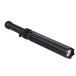 Telescopic Tactical Flashlight, Hi Power, IP65 Waterproof, 3 Light Modes, Long Lasting, for Camping, Security, Emergency Use