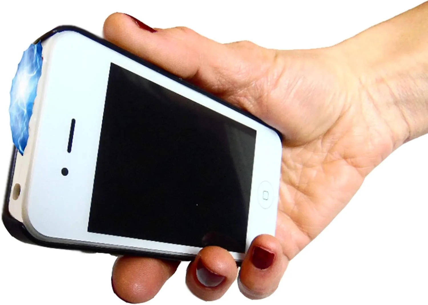 Terminator SGCPM-89 BV Smart Cell Phone Stun Gun - Heavy Duty Rechargeable with LED Flashlight