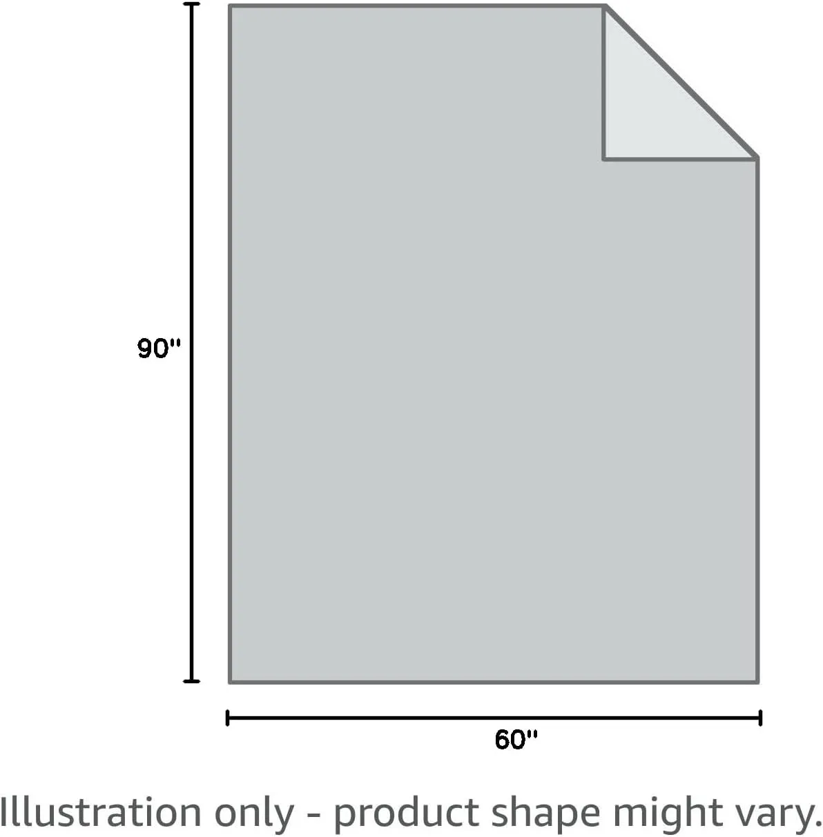 Tex Trend 100% Cotton Blanket – Soft and Breathable Twin XL Grey Waffle Blanket – All Season Comfort – Suitable for Bed Layering, Sofa, Couch - Grey (60”x90”)